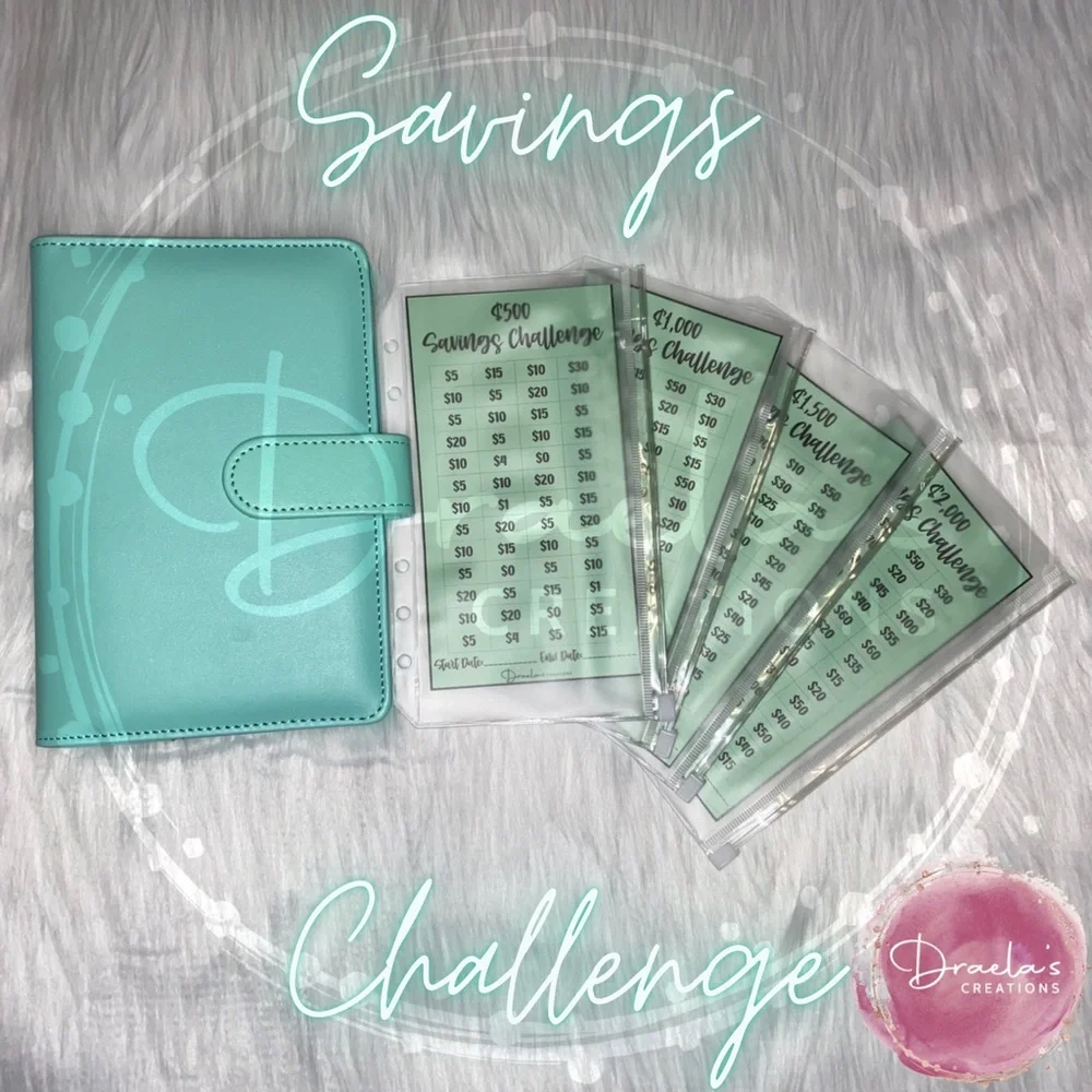 Cash Binder w/ Savings Challenge Sheets - Picture 8 of 11